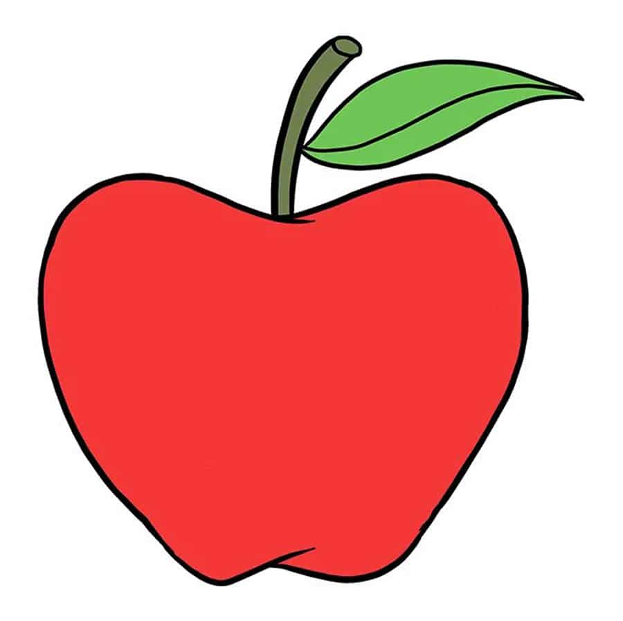 نقاشی سیب