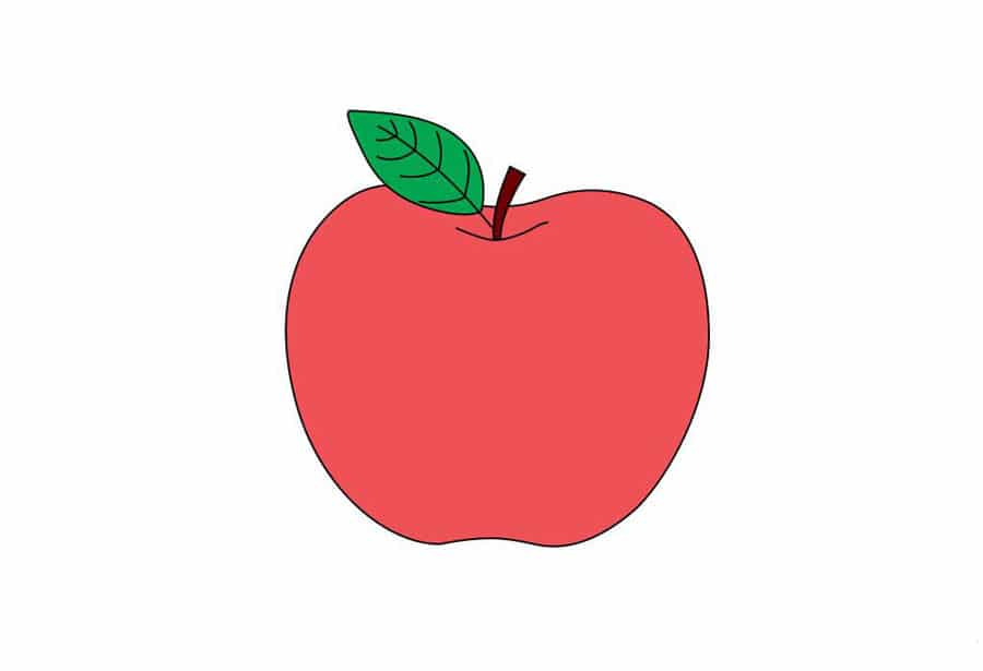 نقاشی سیب