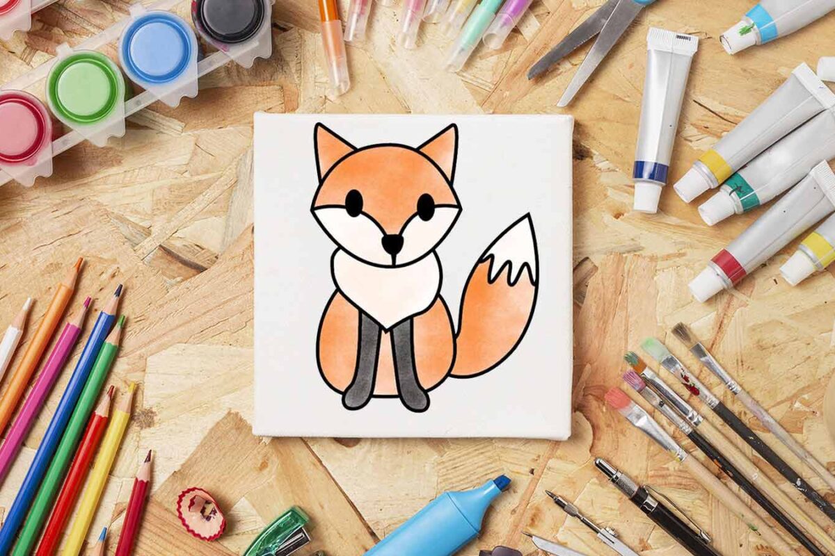 نقاشی روباه