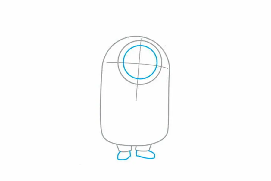 تکمیل عینک و چشم مینیون