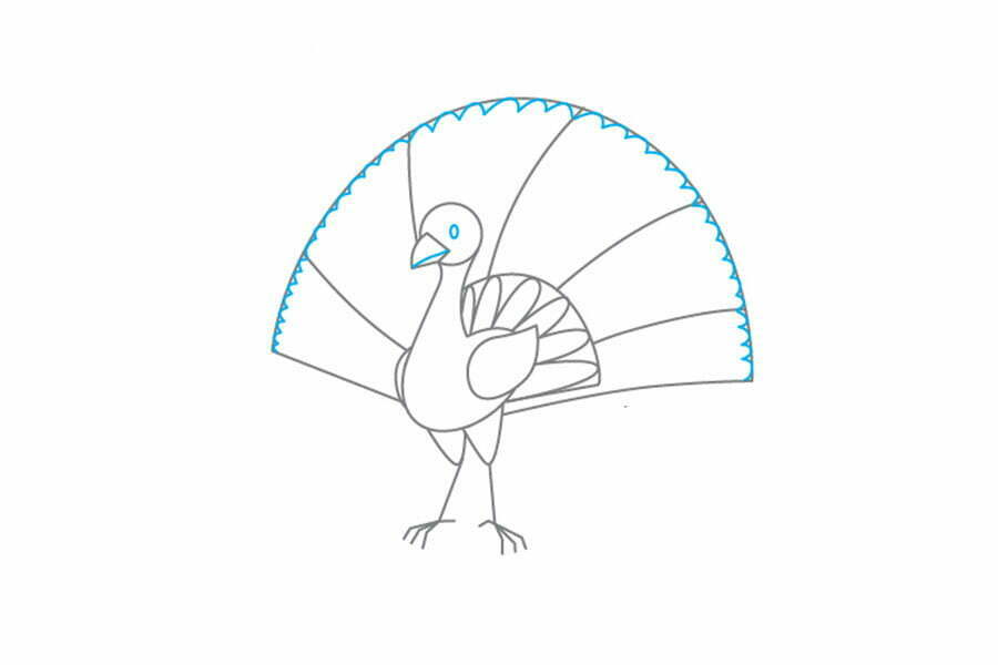 نقاشی طاووس