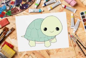 نقاشی لاکپشت