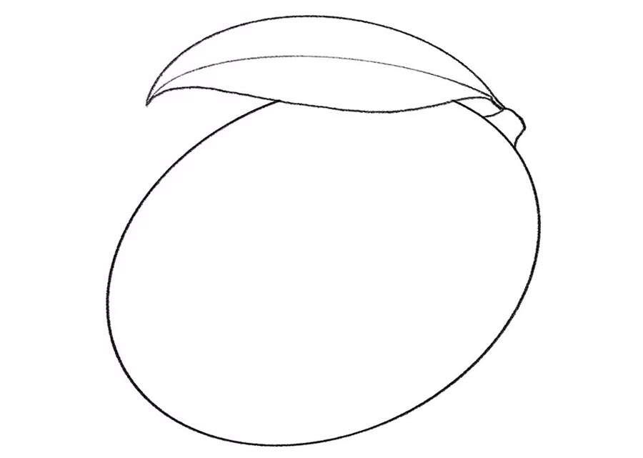 حذف خطوط اضافه نقاشی میوه