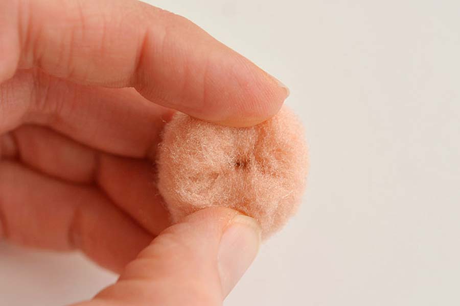 ساخت صورت کاردستی خرس تدی با پوم پوم