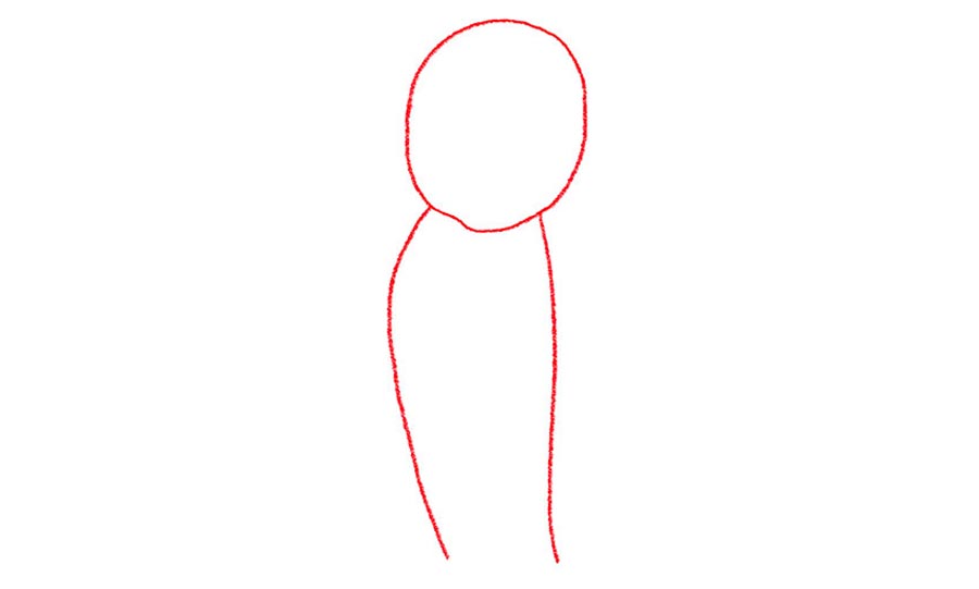 رسم سر و نیم تنه نقاشی دلقک